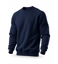 Ghassy Co. Erkek Bisiklet Yaka Spor Sweatshirt Basic Günlük Rahat Pamuklu Uzun Kollu Sweat