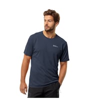Jack Wolfskin Delgami S/S Outdoor Tişört Lacivert