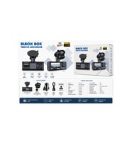 Black Box Traffic Recorder Wifi Araç İçi Kamera Full HD 1080P Ekranlı Çift Kameralı Dash Cam Gece Görüşlü Yol Kayıt Cihazı