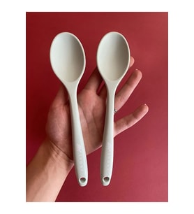 silikon 20 cm 2'li kaşık seti