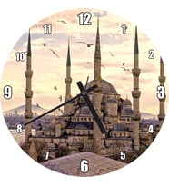 Cakatablo İstanbul Sultan Ahmet Camii Görseli Duvar Saati