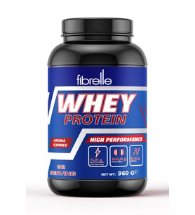 Fibrelle Whey Proteini-Aromasız 960 g Protein Tozu Sade – 32 Servis