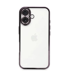 Apple İphone 16 Plus Kılıf Razer Lensli Silikon - Mor