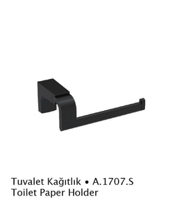 Duxxa Deppot F1 Mat Siyah Kağıtlık A.1707.S (Karışık)
