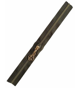 Angel Çanta Aksesuar Başlıklı Fermuar 30 Cm Light Gold Metal Haki