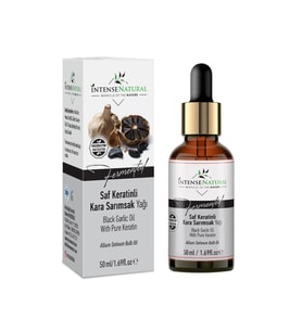 Saf Keratinli Kara Sarımsak Yağı 50 ml Black Garlic Oil With Pure Keratin