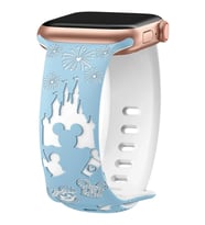 Apple Watch 10/11 42mm-38/40/41mm Kordon Leopar Desen Yumuşak Silikon Kordon 2/3 (Buz - Yeşil)
