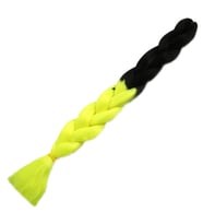 Afrika Örgülük Sen Ombreli 100 Gr. / Siyah / Neon Sarı