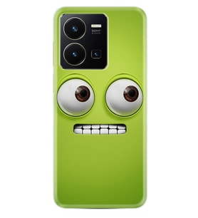 Vivo Y35 Kılıf Resimli Desenli Silikon Platinium Series Green 1832