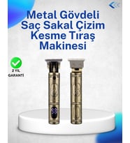 Dayanıklı Çelik Kafa Güçlü Motorlu Saç Sakal Makinesi