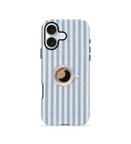 iPhone 17 Vorian Çift Katmanlı Kılıf Morning Coffee Stripe