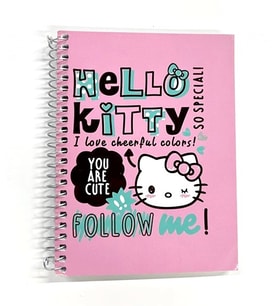 Keskin Color Hello Kitty Not Defteri 80 Yaprak Çizgili Spiralli