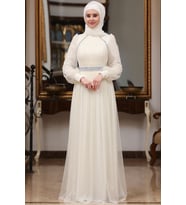 Efsane Abiye Ekru SEF3530