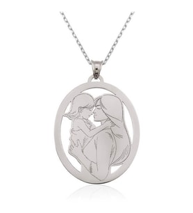 ANNE 925 AYAR GÜMÜŞ KOLYE