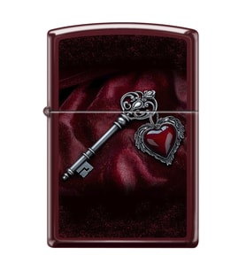 Zippo Heart And Key Design Çakmak - 46021-123533