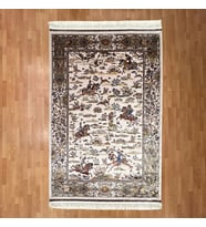 Şehname Motifli 80 X 120 CM İpek Halı