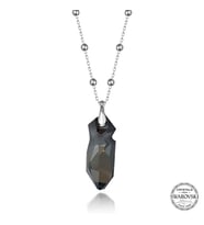 Swarovski Crystal Taşlı Top Zincir Gümüş Kadın Kolye