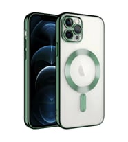Apple iPhone 14 Pro Max Kılıf Kross Magneticsafe Kapak - Koyu Yeşil