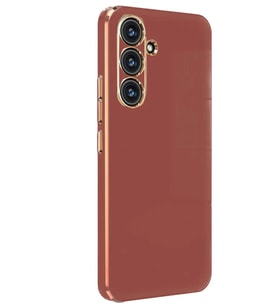 Newface Samsung Galaxy M34 5G Kılıf Volet Silikon - Kırmızı