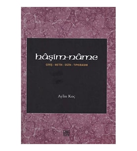 Haşim-name  Giriş-Metin-Dizin-Tıpkıbasım