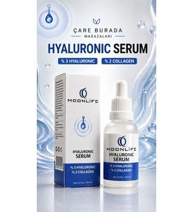 Moonlife - Hyaluronic Serum 30 Ml (%3 Hyaluronic Acid & %2 Kolajen)
