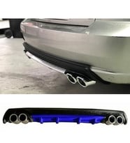 Hyundai Accent Admire Mavi Difüzör Çiftli Yuvarlak Egzoz Görünümlü D Tip Difizör 2003 - 2006