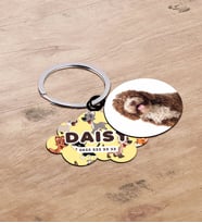 BK Gift Evcil Dostlara Özel İsimli 2’li Ahşap Pet Tasma Künyesi - Model 3-2