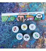 PonART School Paint Çok Amaçlı Okul Boyası 20 ml x 6 Renk Set 
