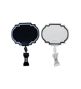 Mini Mandallı Fiyatlık Round - Şeffaf (Pakette 10 Adet)