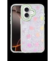 iPhone 16 Lumi Desenli Kapak - Yeşil