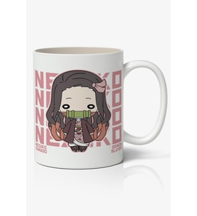 İblis Keser Nezuko Kamado Anime Beyaz Kupa Bardak