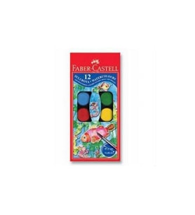 Faber Castell Sulu Boya 12 Renk Büyük Boy Ücretsiz Kargo