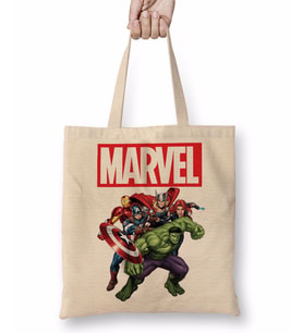 Marvel 02 Bez Çanta Uzun Saplı
