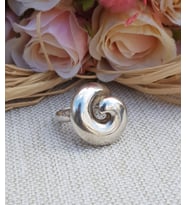 Spiral Bayan Gümüş Yüzük