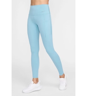 Nike Universa Medium Support High Rise Full Length Kadın Yüksek Bel 2 Cepli Toparlayıcı Tayt Turkuaz