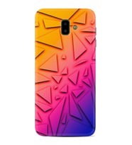 Samsung J6 Plus J7 Prime J7 Pro M20 Kılıf Desenli Silikon Üçgenler 1635