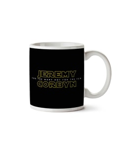 Jeremy Corbyn Star Wars Logo İki Tarafı Baskılı Kupa Bardak
