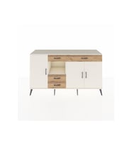 Hyperion Konsol 4 Raflı 4 Çekmeceli 3 Kapaklı 176x44x99 Aytaşı-Aytaşı/Çam