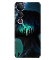 Vivo V50 Lite Kılıf Boutique Baskılı Resimli Woman in Tree Pcode -004