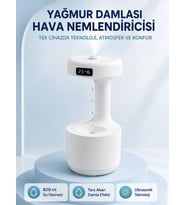 Anti Yerçekimi Su Damlası Ha Nemlendirici 800 ml Ultrasonik Aroma Difüzör