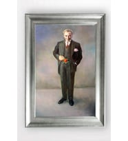 Gümüş Çerçeveli Atatürk Tablo cv824