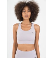 Maraton SlimFit Kadın Bisiklet Yaka Lila Bra