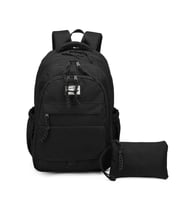 Smart Bags Sırt Çantası Okul Boyu Kalem Kutusu Hediyeli 3235 (Siyah)