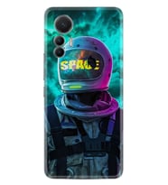 Xiaomi 12 Lite Kılıf Resimli Desenli Silikon Platinium Series Space 1854