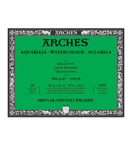 Arches Suluboya Blok Cold Press Natural White 300 gr 46x61 cm 20 Sayfa 