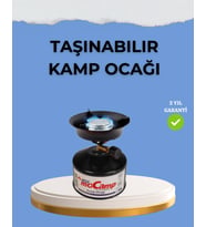 Kompakt Ve Hafif Kamp Ocağı Seti Gaz Tüplü