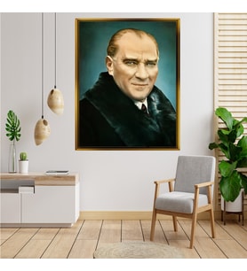 ÇERÇEVELİ ATATÜRK TABLO S137