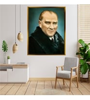 ÇERÇEVELİ ATATÜRK TABLO S137
