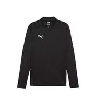 Puma Teamfinal Training 1/4 Zip Top Erkek Futbol Antrenman Uzun Kollu Üst 65855103 Siyah