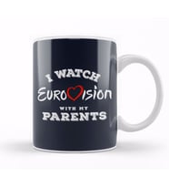I Watch Eurovision With My Parents Kupa Bardak Porselen